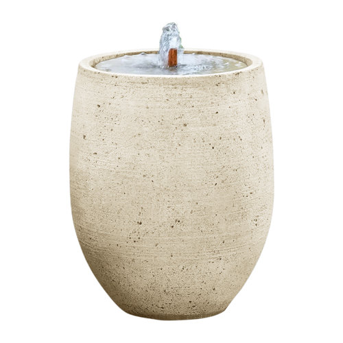 Bayou Breeze Yayla Concrete Fountain & Reviews Wayfair
